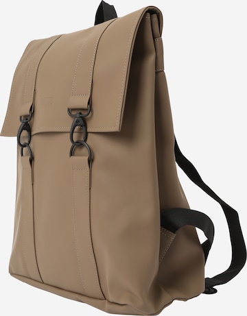 RAINS Backpack in Brown: front