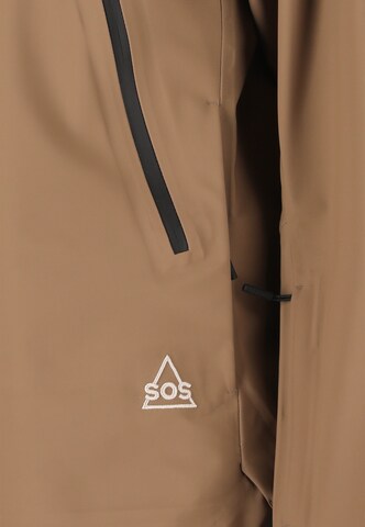 SOS Sports jacket 'Hoverla' in Brown