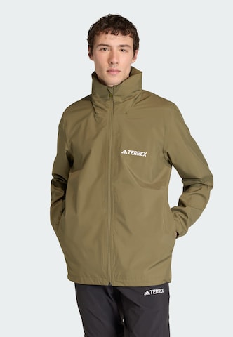 ADIDAS TERREX Outdoor jacket in Green: front
