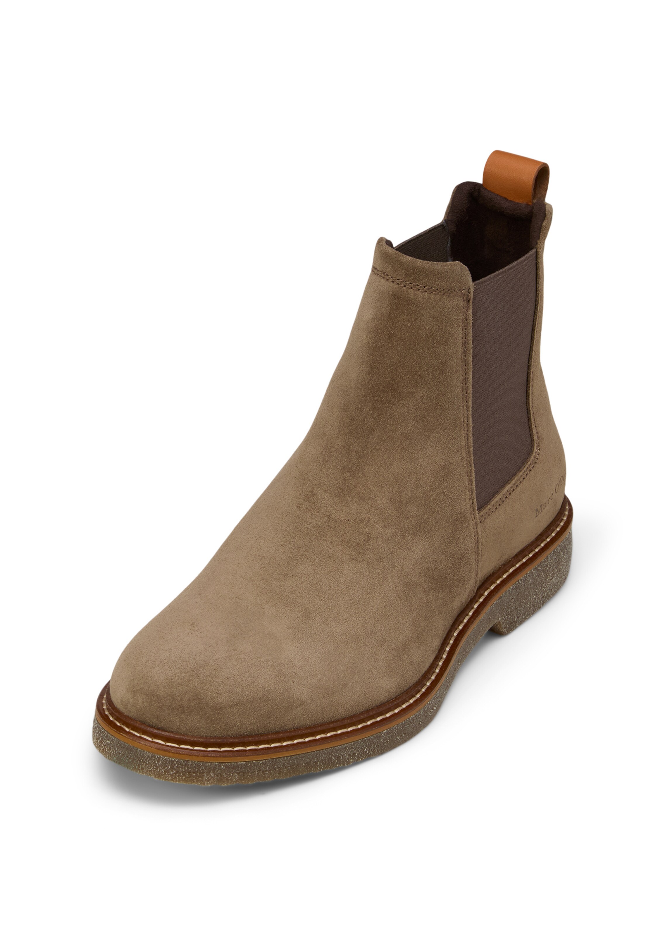 Marc O'Polo Chelsea boots in Bruin: voorkant