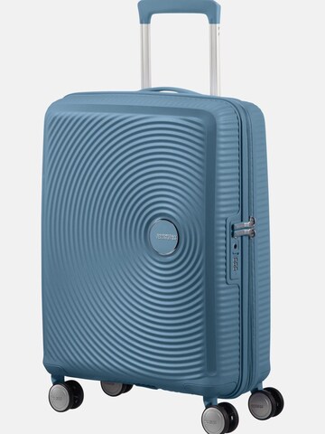 Trolley 'SOUNDBOX SPINNER 55/20 TSA EXP' di American Tourister in blu