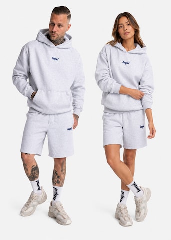 Loyal Athletics by Kontra K Loose fit Trousers in Grey: front