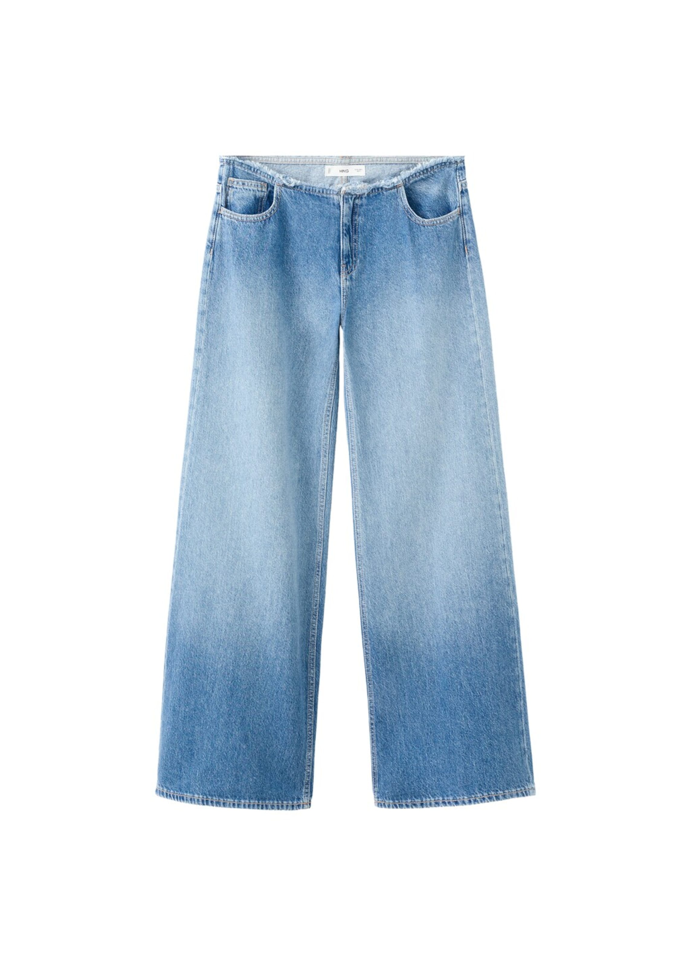 MANGO TEEN Wide Leg Jeans 'Kelly' in Blau: Vorderseite