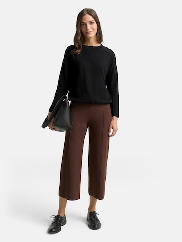 TOM TAILOR Sweatshirt in Black