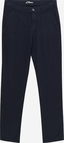 s.Oliver Regular Broek in Blauw: voorkant