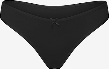 Slip 'Cotton String' cfab (formerly creamy fabrics) en noir : devant