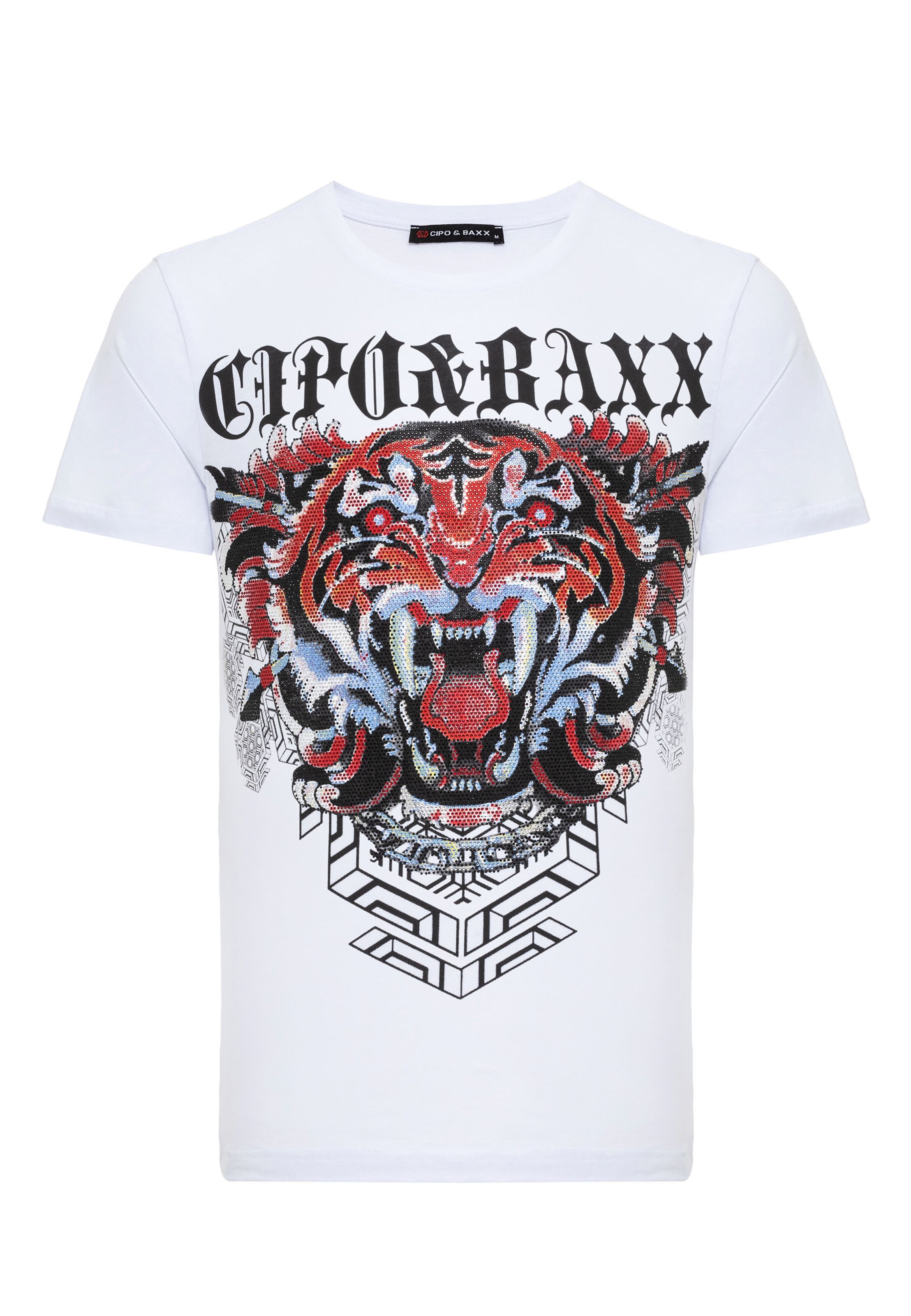 CIPO & BAXX T-Shirt in Weiß: Vorderseite