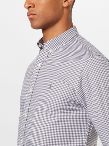 Polo Ralph Lauren Slim Fit Hemd in Grau