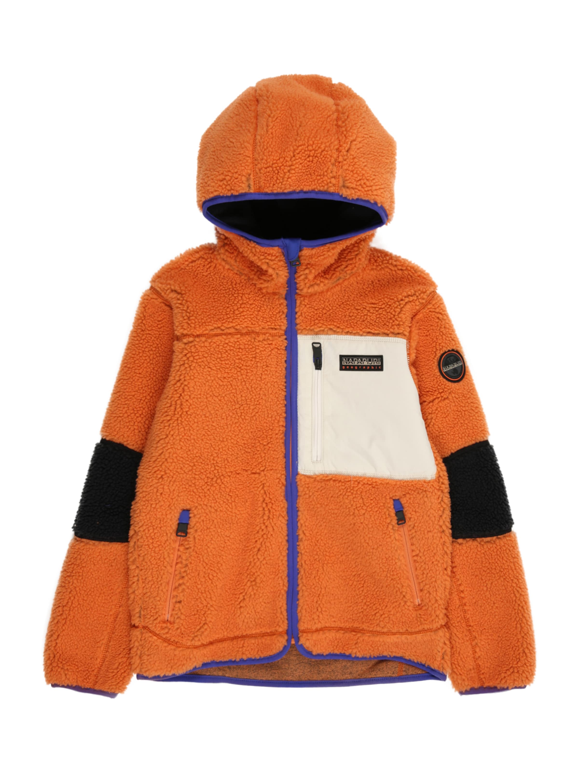 NAPAPIJRI Fleecejakke 'YUPIK' i orange: forside