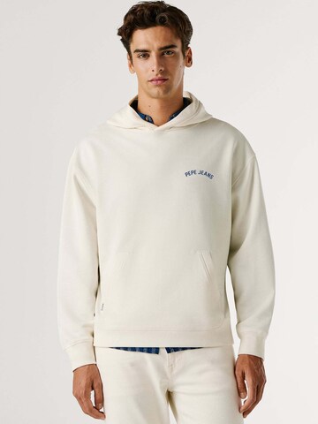 Felpa 'Gideon' di Pepe Jeans in bianco: frontale