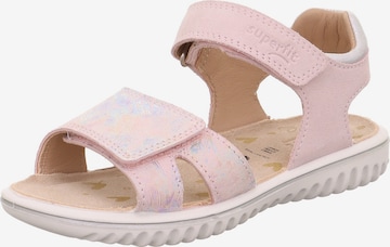 SUPERFIT Sandals 'SPARKLE' in Pink: front