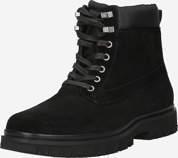 Calvin Klein Jeans Šněrovací boty – černá: přední strana