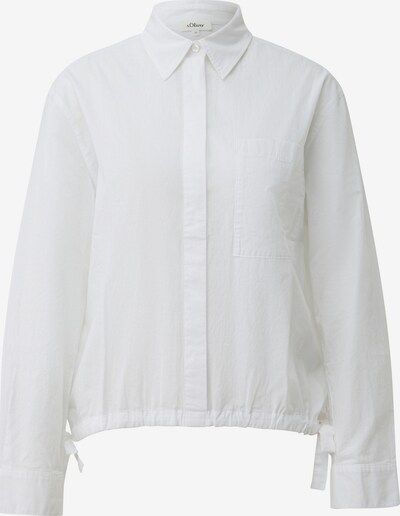 s.Oliver Bluse in XS in weiß, Produktansicht