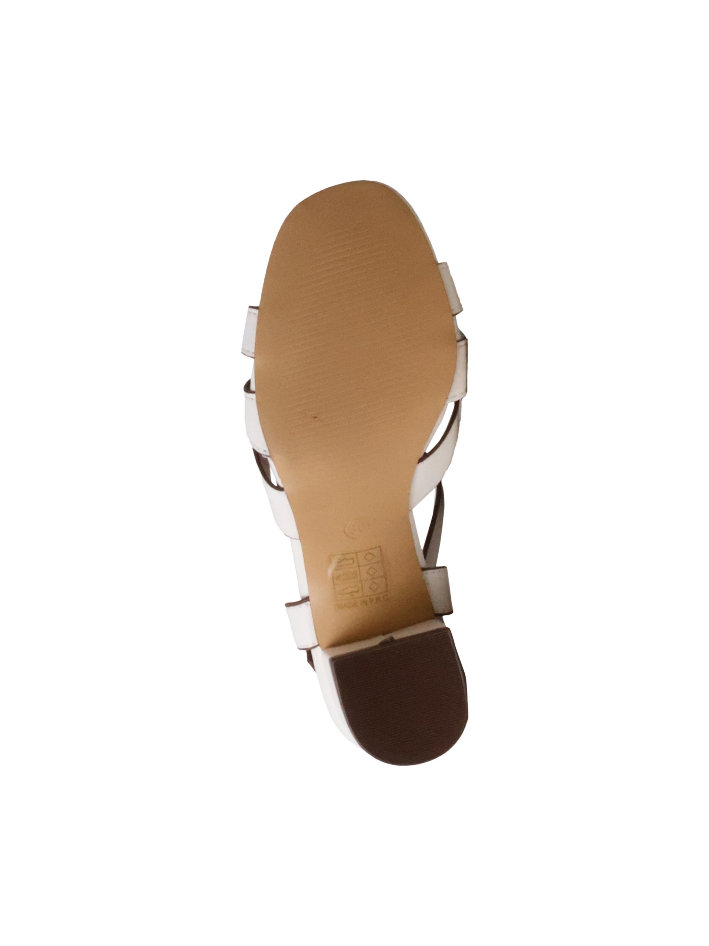 Sandalo 'Supermodische Sandalen mit Absatz' di POTI PATI in bianco
