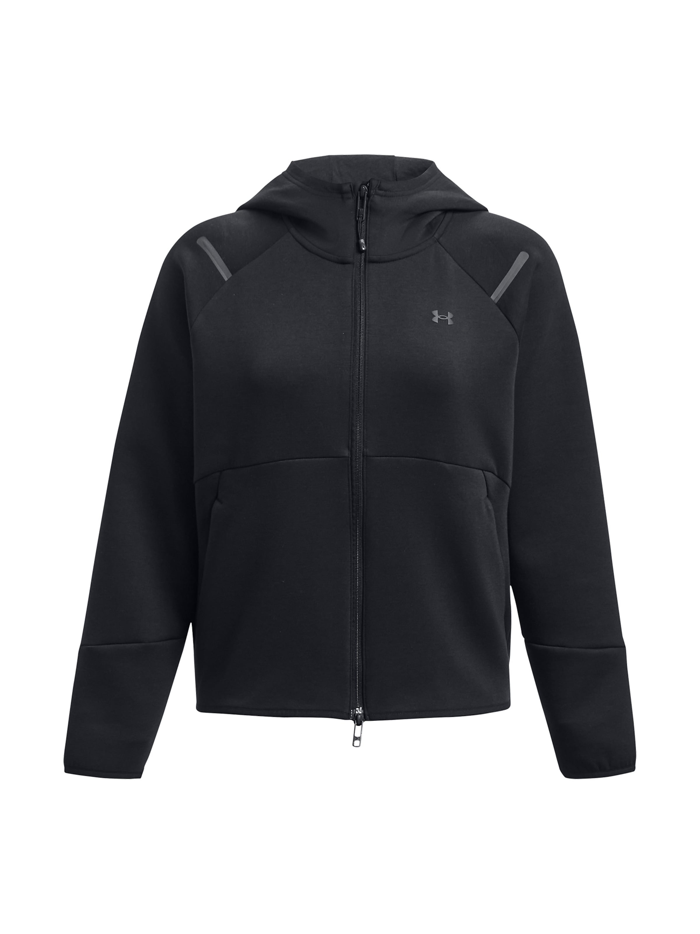 UNDER ARMOUR Funktionsfleecejacke in Schwarz: Vorderseite