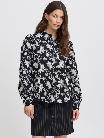Camicia da donna di Atelier Rêve in nero: frontale