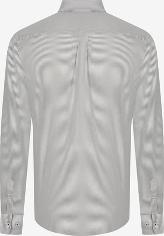 DENIM CULTURE Regular fit Button Up Shirt 'Adrian' in Grey