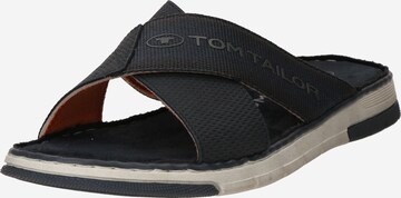 TOM TAILOR Pantolette in Blau: Vorderseite