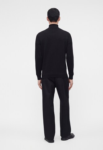 HUGO Sweater 'San Quintus' in Black