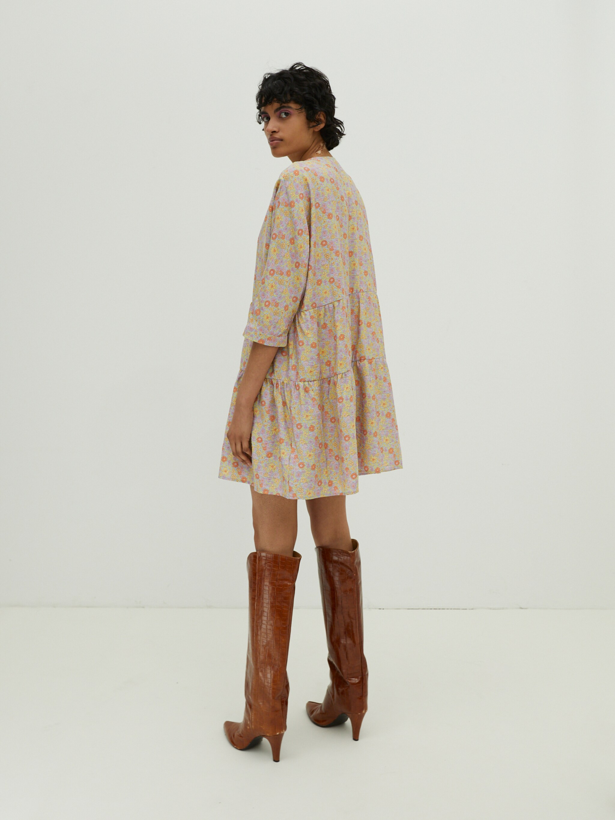 EDITED Producten Jurk 'Marisa' Gemengde kleuren