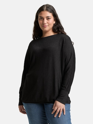 Tom Tailor Women + Shirt in Black: front