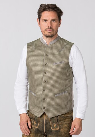 STOCKERPOINT Traditional Vest 'Markus' in Green: front