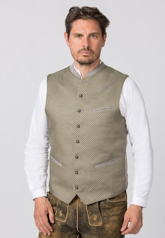 STOCKERPOINT Traditional Vest 'Markus' in Green: front