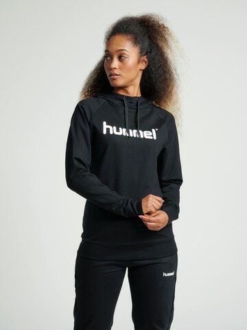 Felpa sportiva di Hummel in nero: frontale