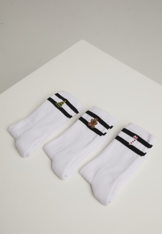 Urban Classics Sockor 'Christmas Sporty' i vit