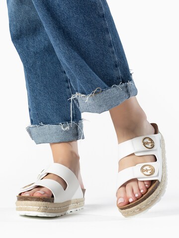 Mule 'Alizee' Bayton en blanc