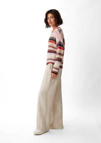 comma casual identity Wide leg Broek in Beige