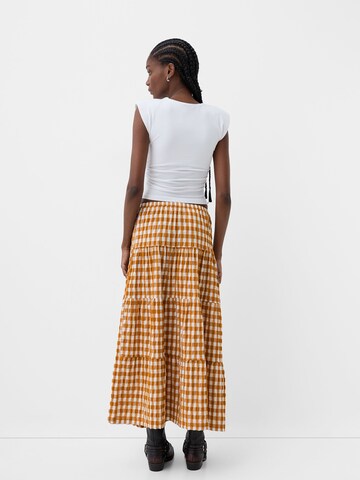 Jupe Bershka en marron
