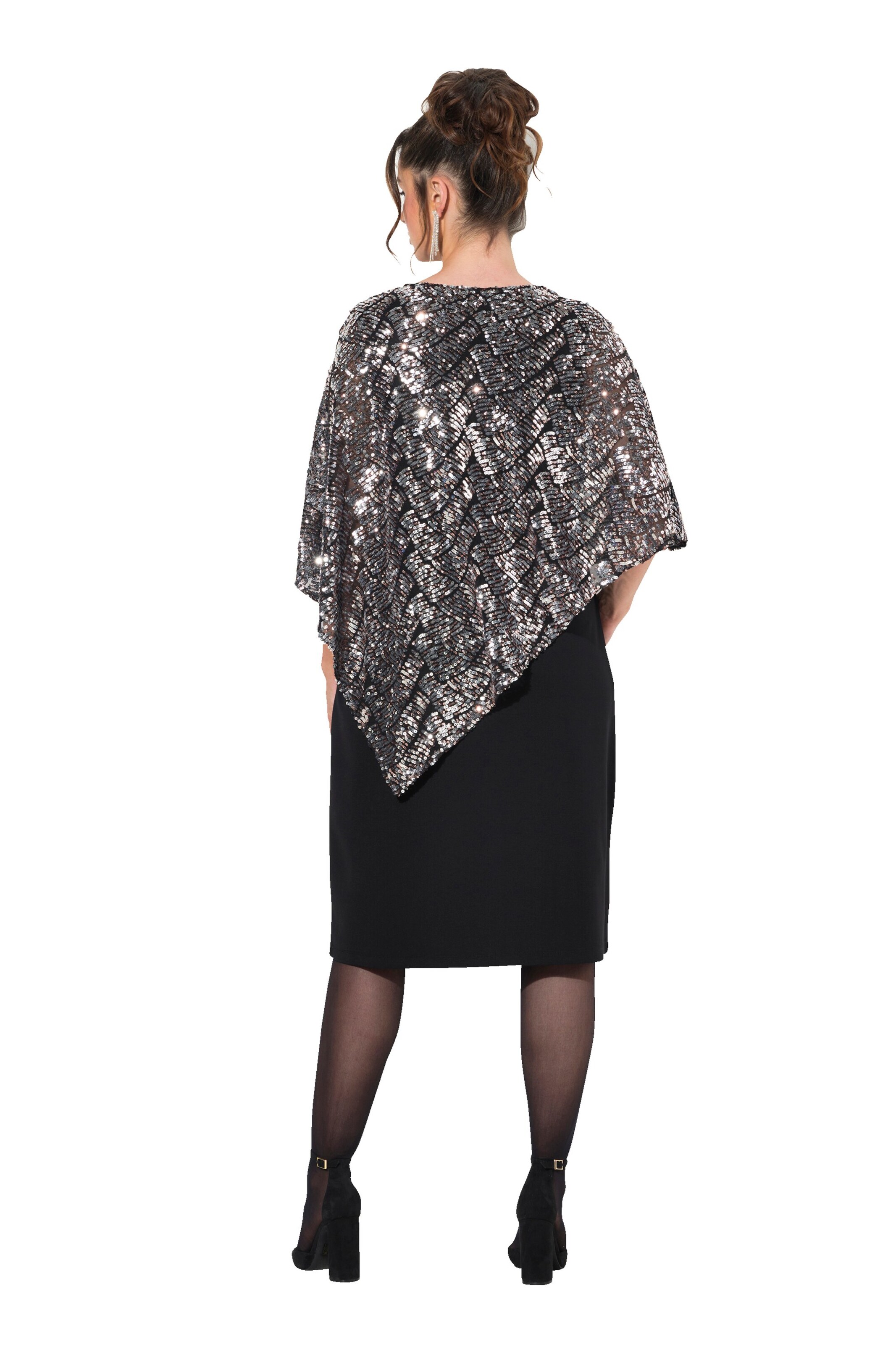 Ulla Popken Avondjurk in Zwart