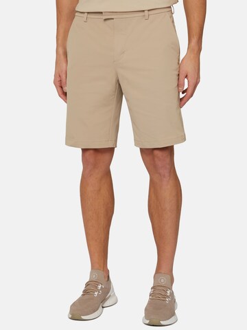 Boggi Milano Regular Shorts in Beige: Vorderseite