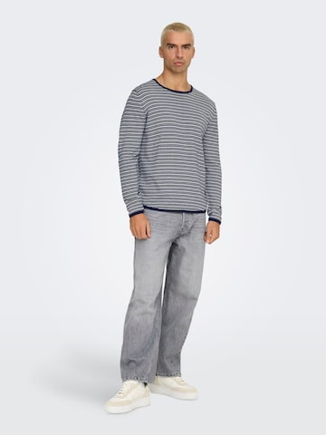 Only & Sons Sweater 'ONSAXEL' in Blue
