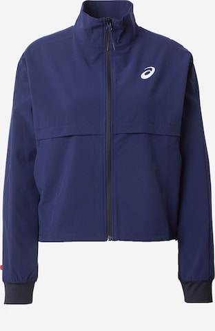 ASICS Athletic Jacket 'MATCH' in Blue: front