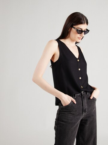 Chemisier 'BUMPY' VERO MODA en noir : devant