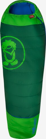 TROLLKIDS Sleeping Bag in Green: front