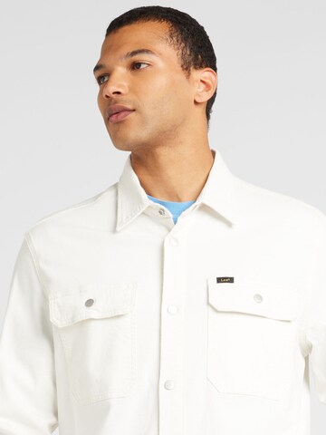 Lee Regular Fit Skjorte 'WORKWEAR OVERSHIRT' i beige
