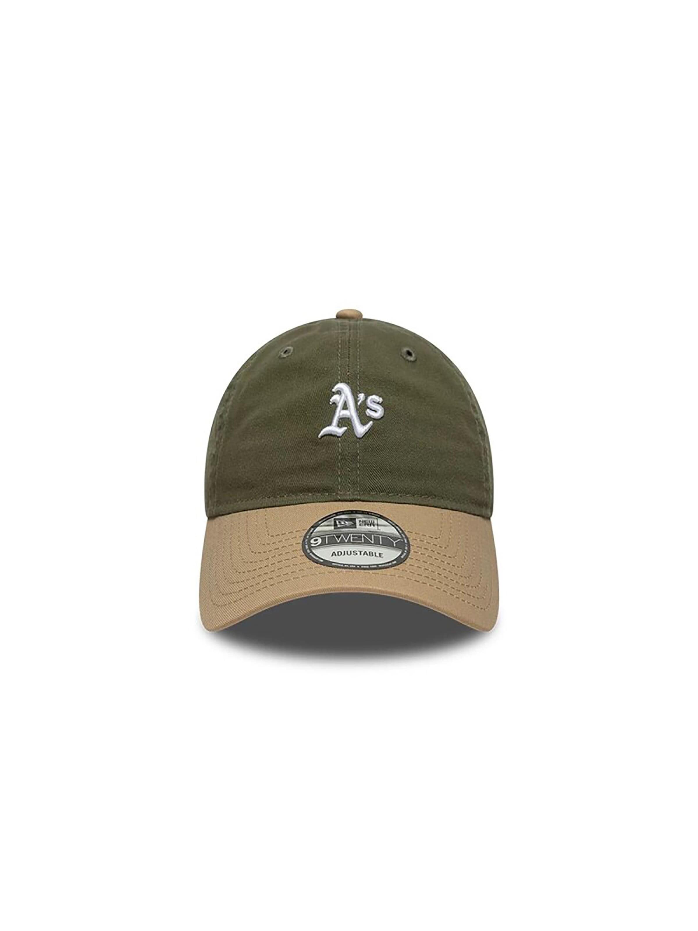 NEW ERA Cap 'MLB Athletics Contrast'‌‌‌‌ in Braun: Vorderseite