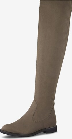 TAMARIS Over the Knee Boots in Brown: front