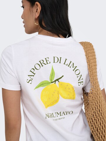 ONLY Koszulka 'ONLKITA' w kolorze biały