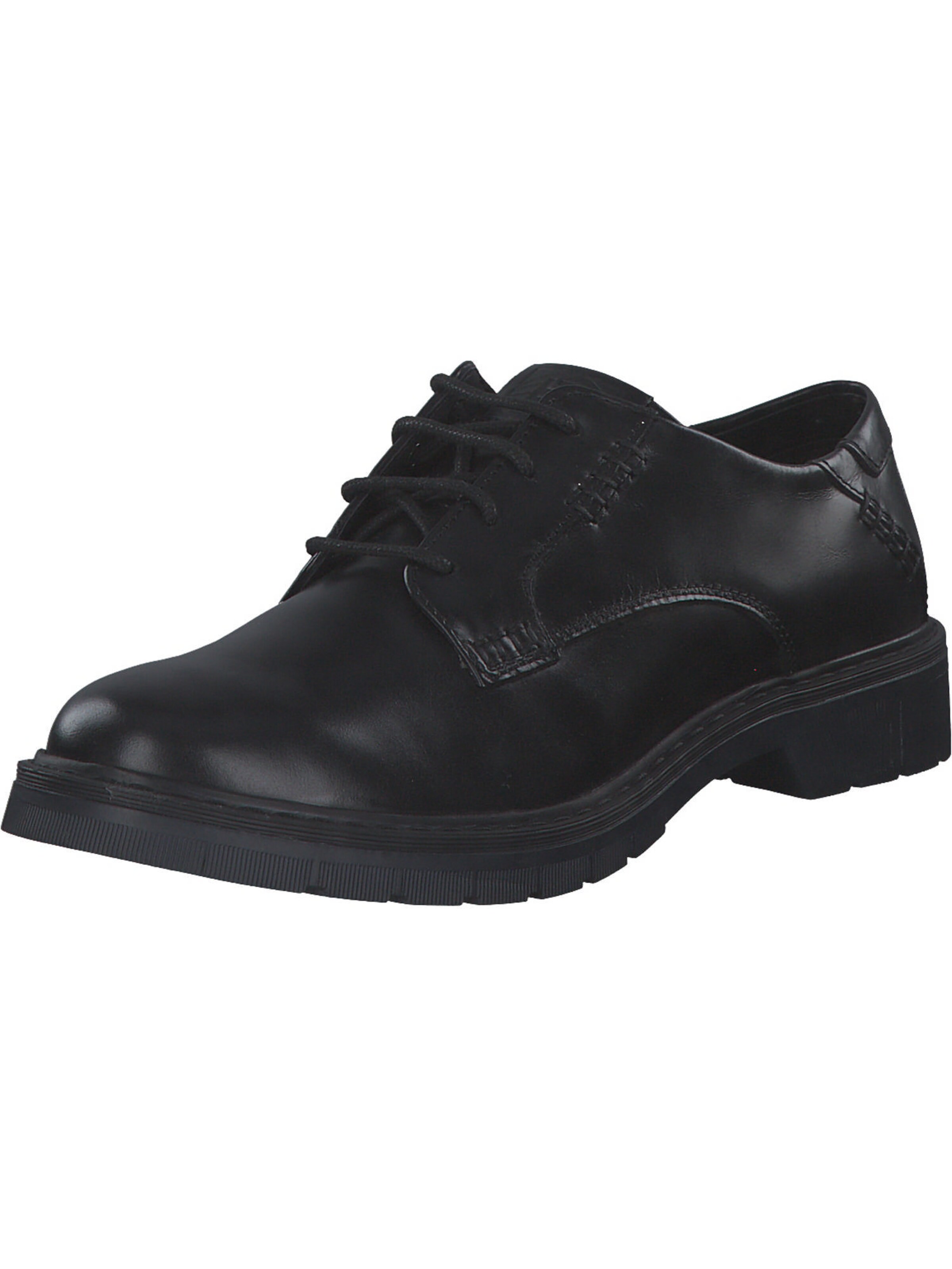 TT. BAGATT Schnürschuhe 'Matea' in Schwarz: Vorderseite