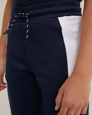 WE Fashion Regular Broek in Blauw