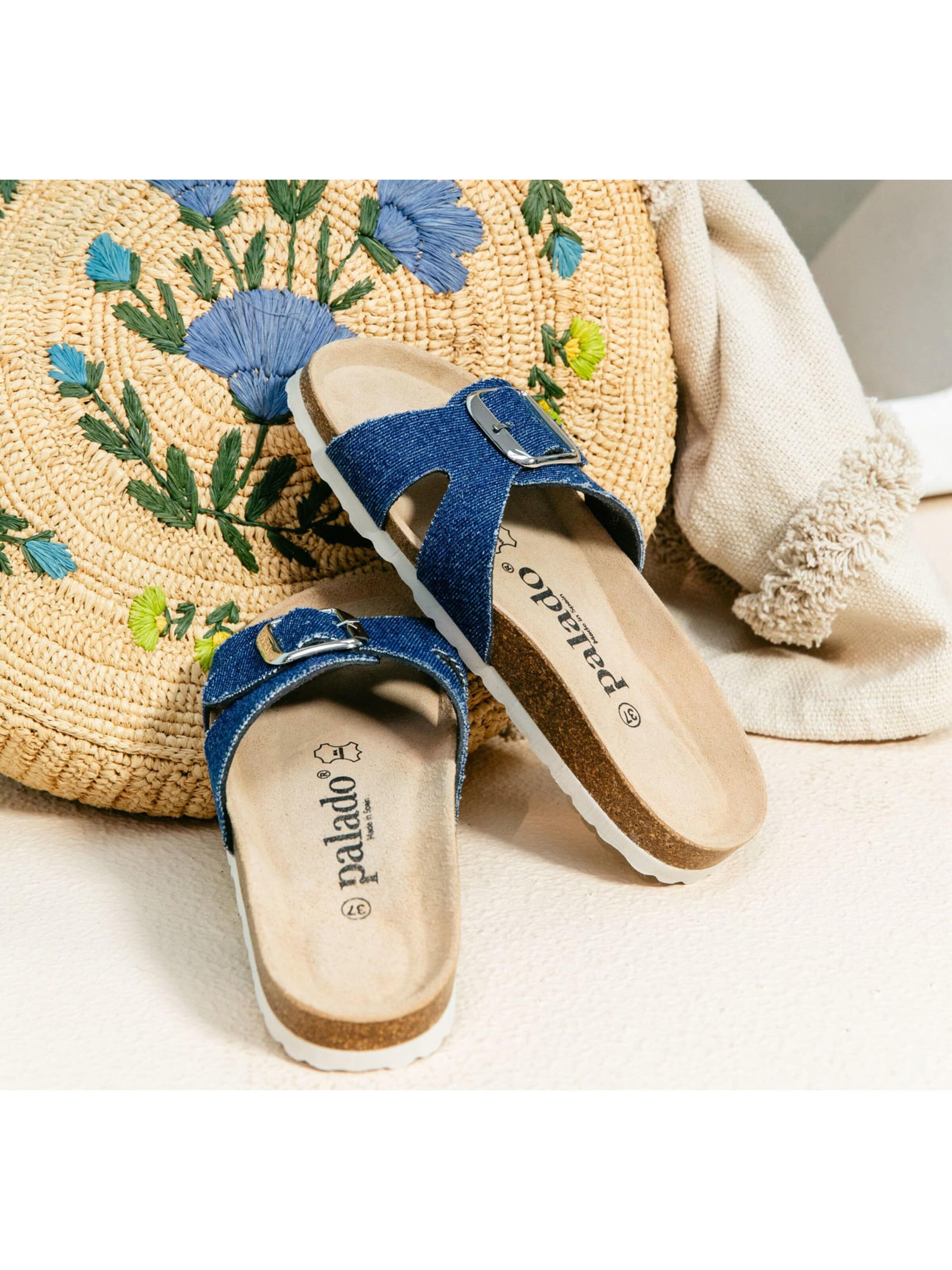 Palado Pantolette 'Palado Tinos Jeans'‌‌‌‌‌‌‌‌ in Blau