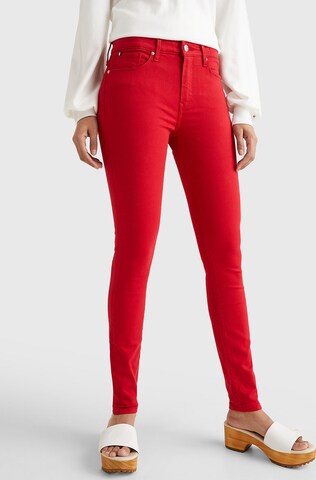 TOMMY HILFIGER - Skinny Calças de ganga em vermelho