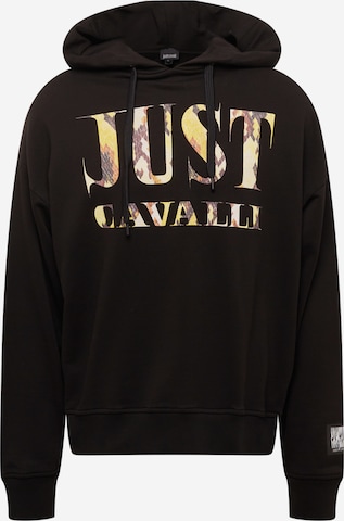 Just Cavalli Sweatshirt i svart: forside