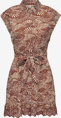 Robe-chemise 'ONLLou' ONLY en marron : devant