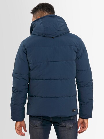 Alessandro Salvarini Winter Jacket in Blue