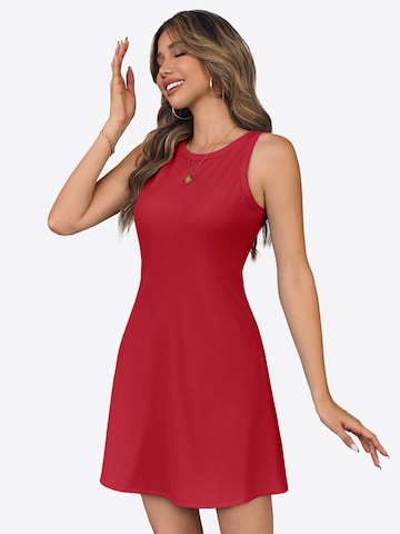 raudona Imily Bela Suknelė: priekis